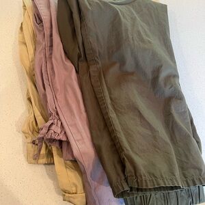 3 pair of girl h&m pants